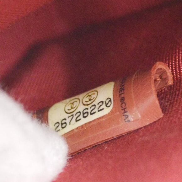 Chanel Orange Calfskin Gabrielle V Stitch WOC Wallet On Chain 182819 - Picture 7 of 9